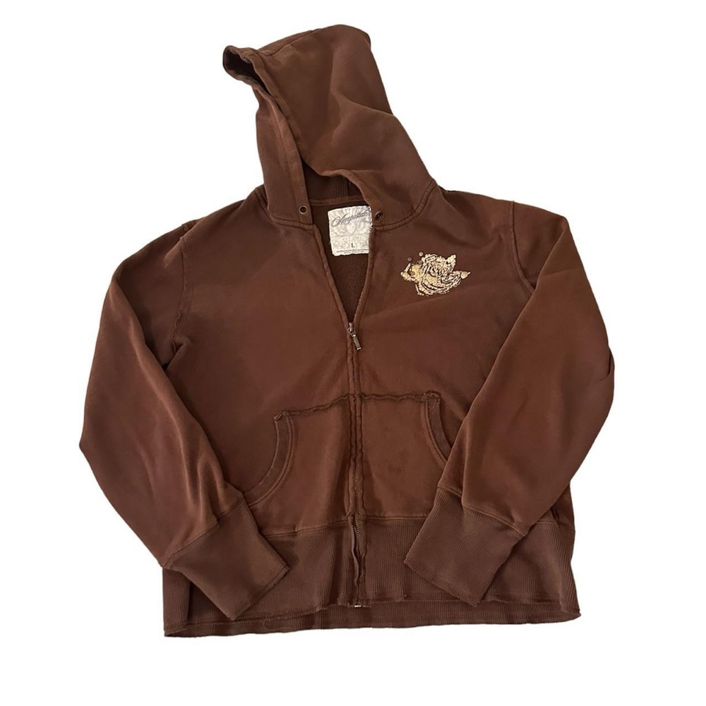 blinged love and loyalty rose hoodie
